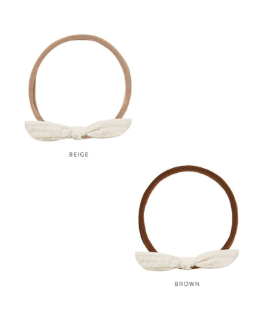 Rylee + Cru Little Knot Headband, Natural